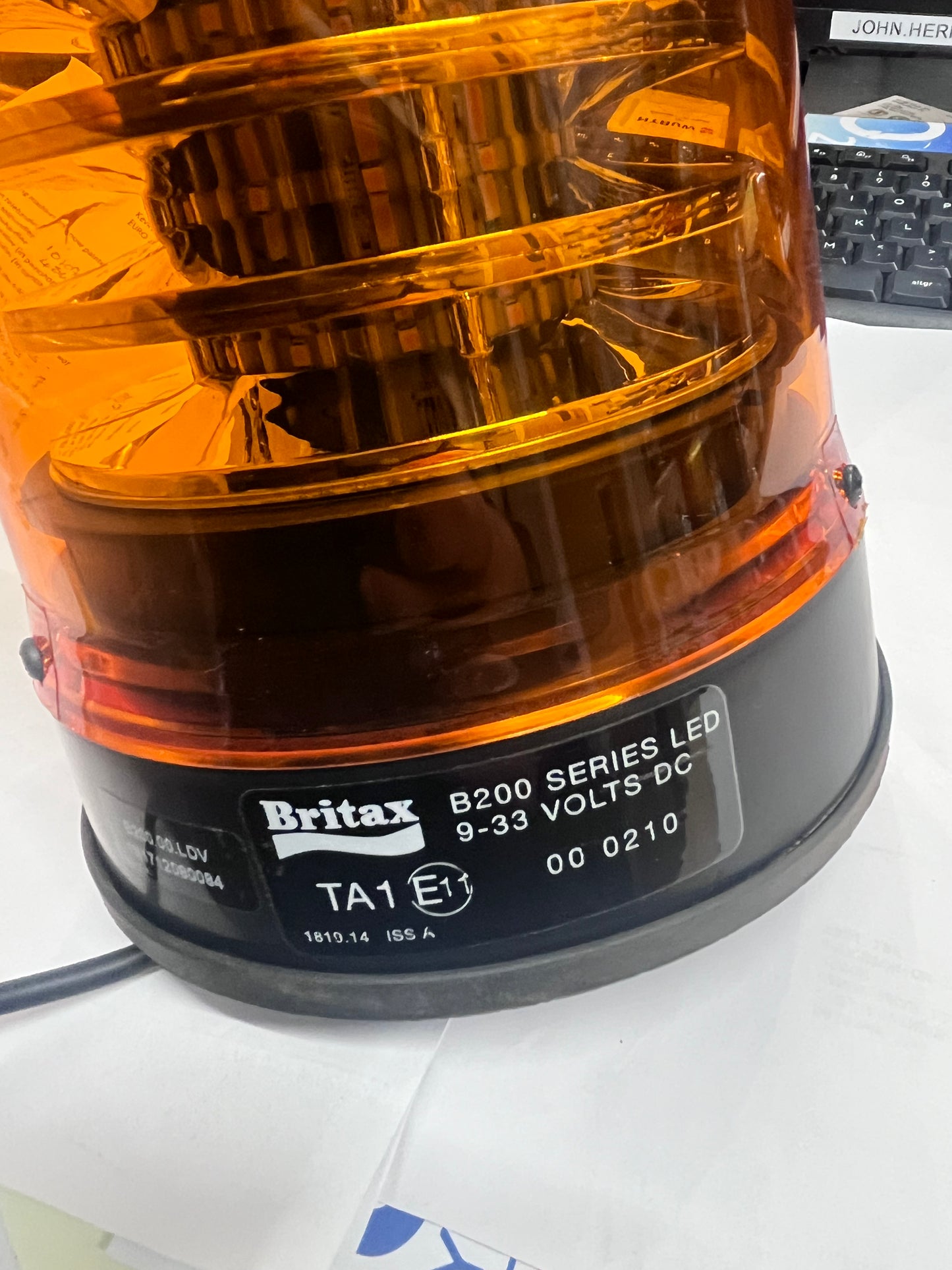 New old stock b200 series Britax led beacon 3bolt fixing